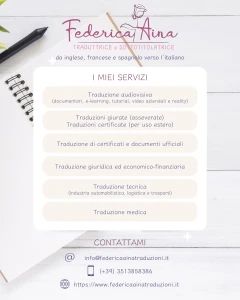 I miei servizi
