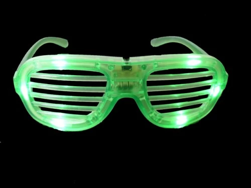 Occhiali LED disco, party, festa, luminosa