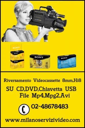 Digitalizzare vecchi nastri e pellicole, bobine, cassette, vhs, hi8, beta,  super 8, avi, mp4 : (Milano)